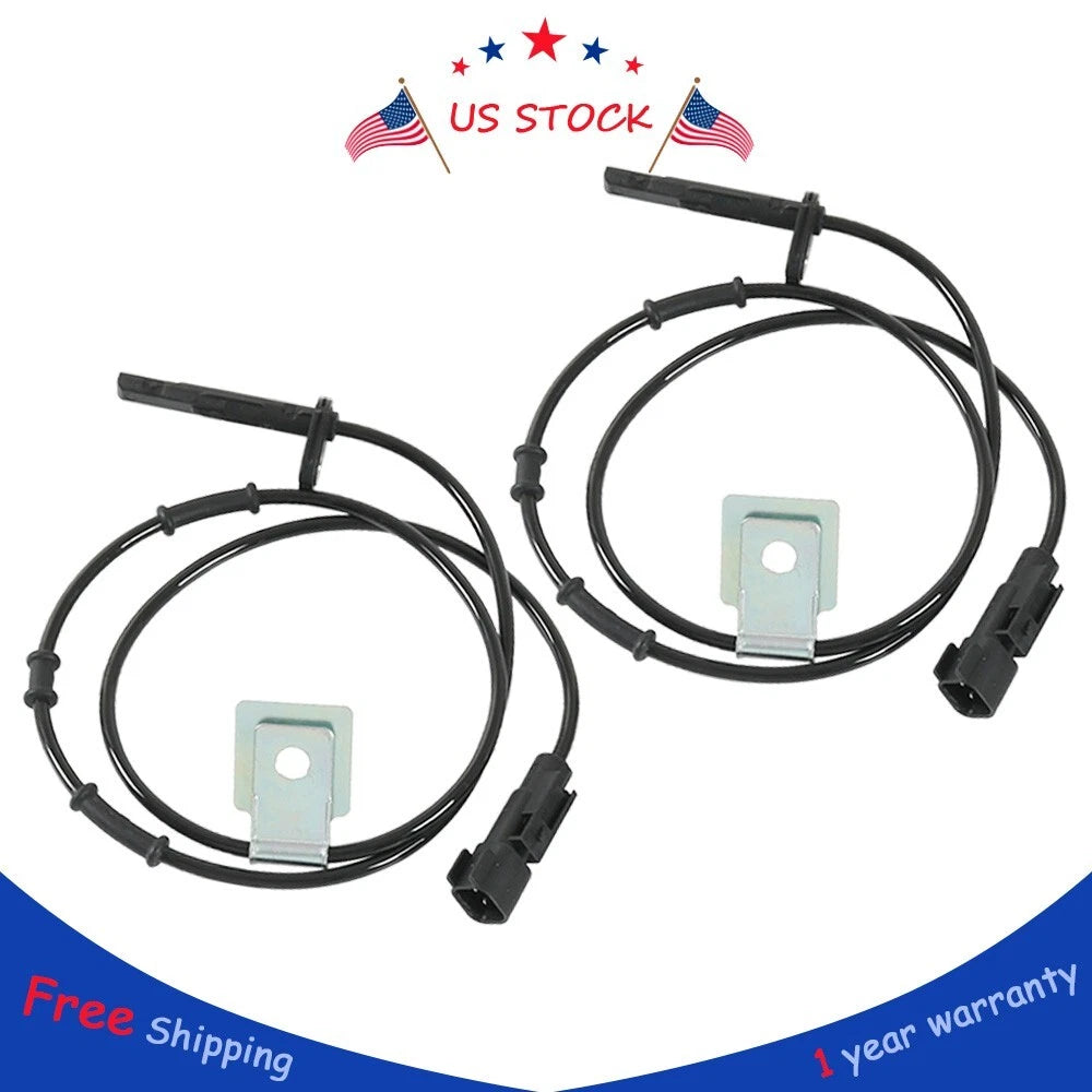 2X ABS Wheel Speed Sensor for Chevrolet Equinox Terrain (2010–2017)