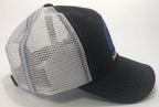 Replacement Hood Emblem Black Hat Cap with White Mesh and Mopar Logo for Dodge (2005–2018)