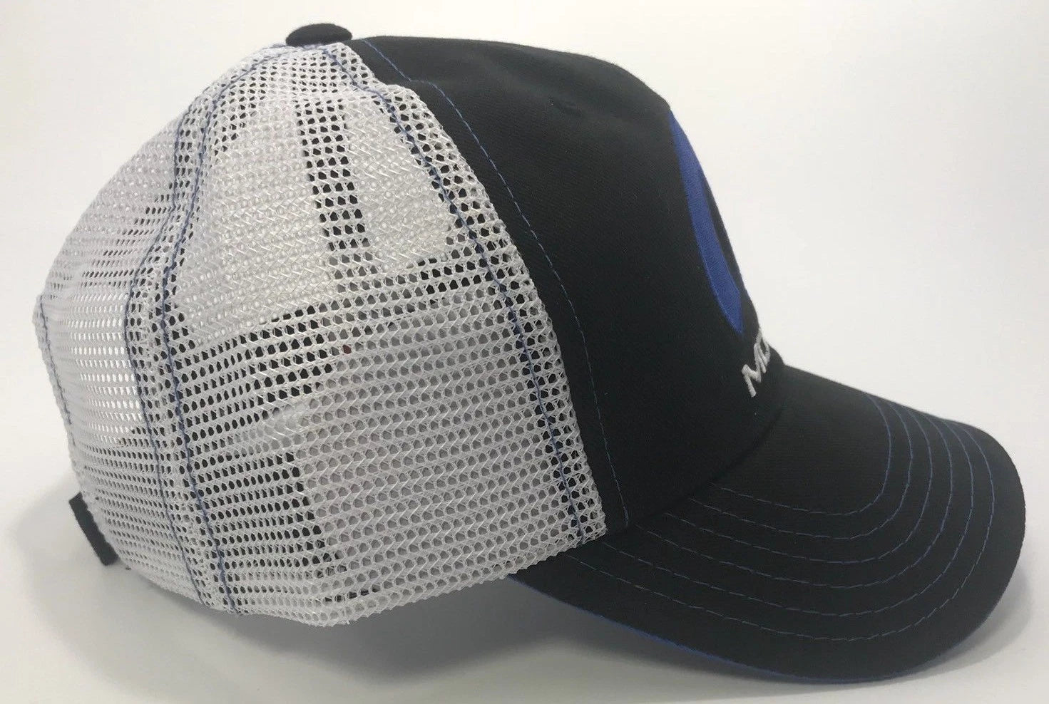 Replacement Hood Emblem Black Hat Cap with White Mesh and Mopar Logo for Dodge (2005–2018)