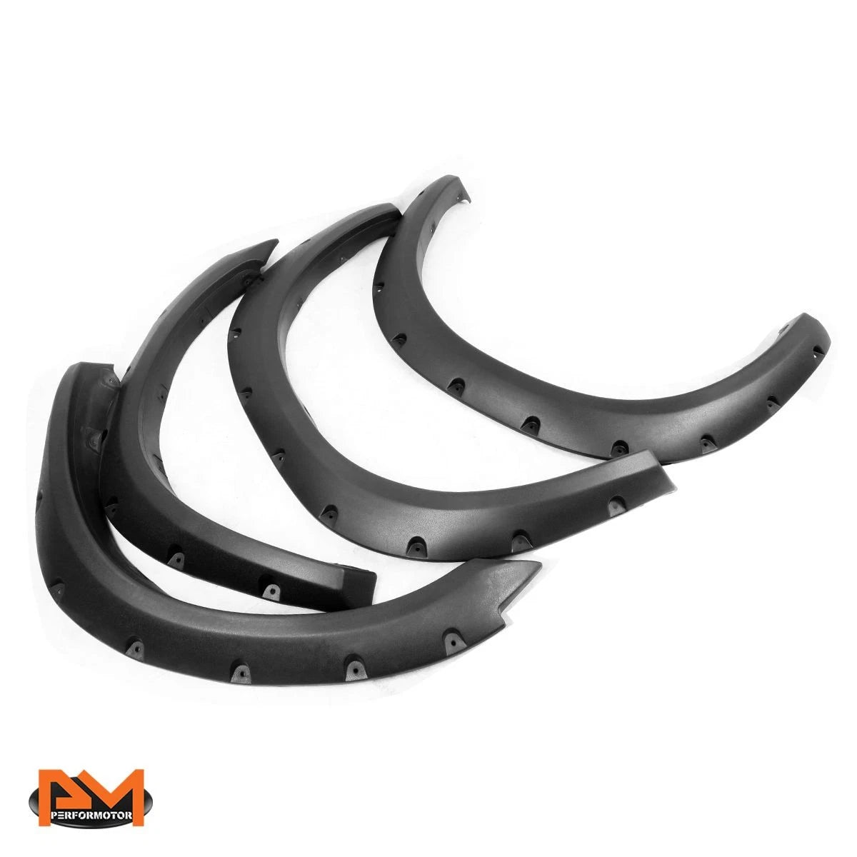 Set of 4 ABS Pocket-Riveted Style Wheel Fender Flares for Ram 2500/3500 (2010–2018)