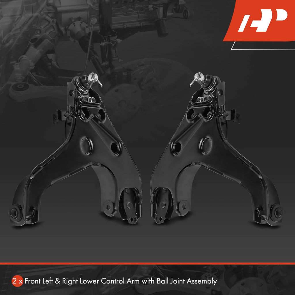 2X Front Lower Control Arm with Ball Joint for Mitsubishi