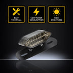 LED Turn Signals Brake Integrated License Plate Tail Light for Universal Motorcycle