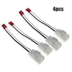 4 x Speaker Wiring Harness Adapter Connector for Chrysler Dodge Caliber (2007-2012)