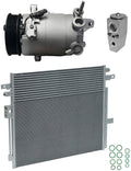 A/C Compressor Kit W/Condenser Replacement for GMC Canyon 3.6L (2016–2016)