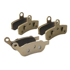 Front Rear Brake Pads for Harley FXDF Fat Bob (2008–2017) Brass Fiber