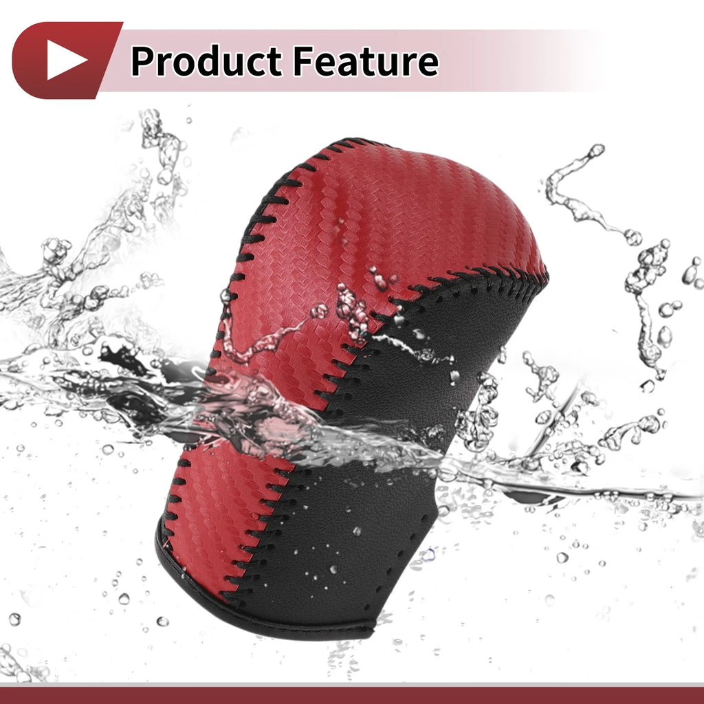 1 Pc Gear Shift Knob Cover for Nissan Murano (2009–2013) Black Red