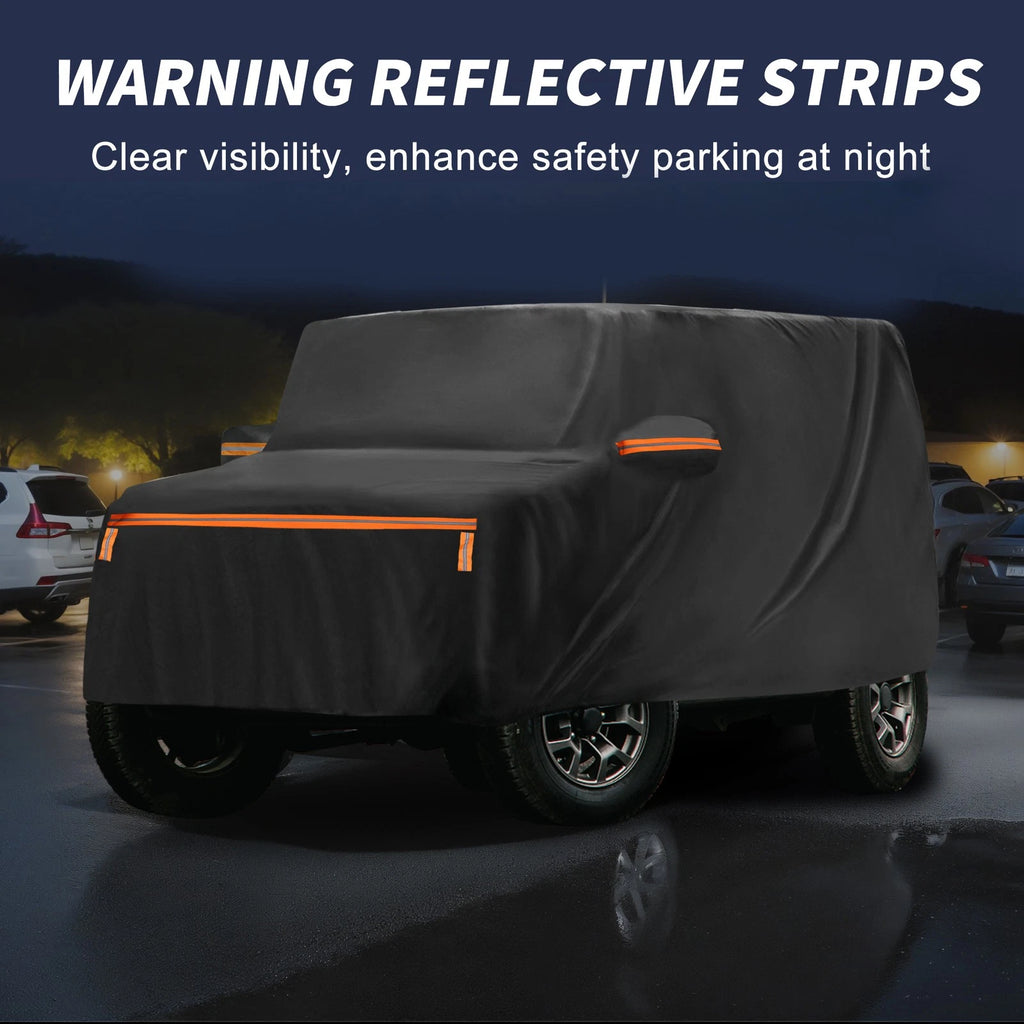 Waterproof Car Cover for Suzuki Hustler (2014–2023) - Aluminum, Zipper
