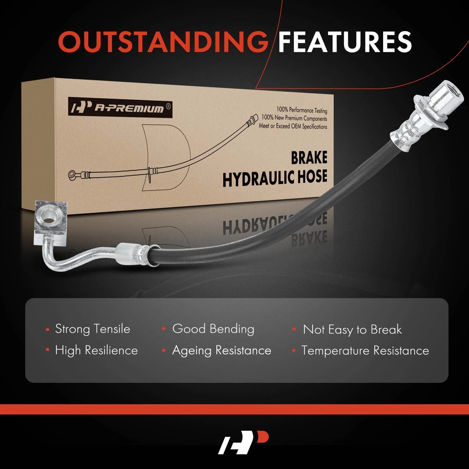 Rear Left Brake Hydraulic Hose for Jeep Grand Cherokee (2012–2015)