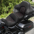 Driver Passenger Seat & Backrest Pad for Harley Road Glide (2014–2023)