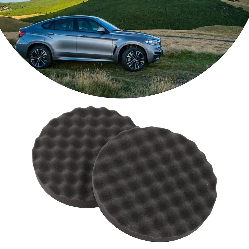 2Pcs 05725 Round Foam Polishing Pad Kit for Automotive Detailing
