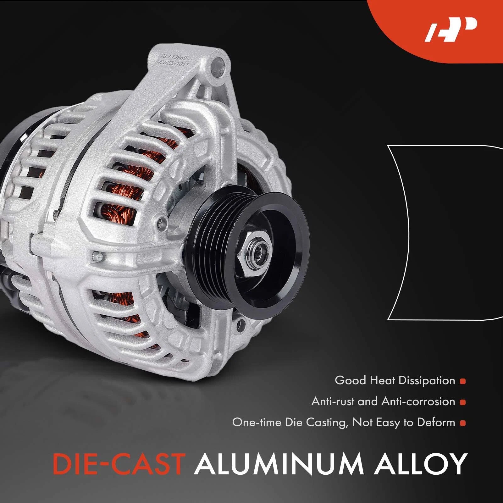 Alternator for Chevrolet Malibu 2003–2003 (2004–2005), Buick Century 2004–2005