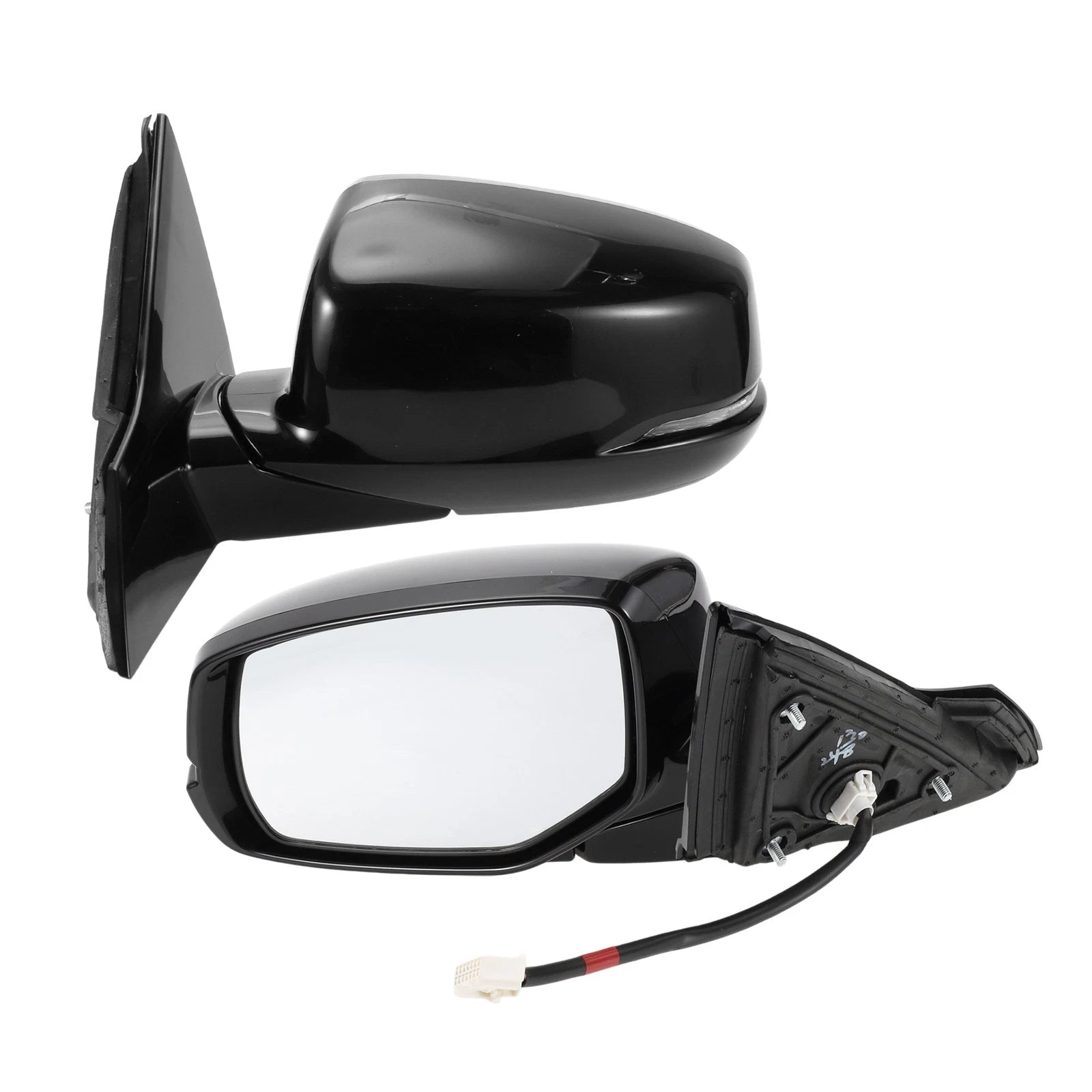 Left Side Door Mirror for Honda Accord (2013–2017) Manual Folding Gloss Black