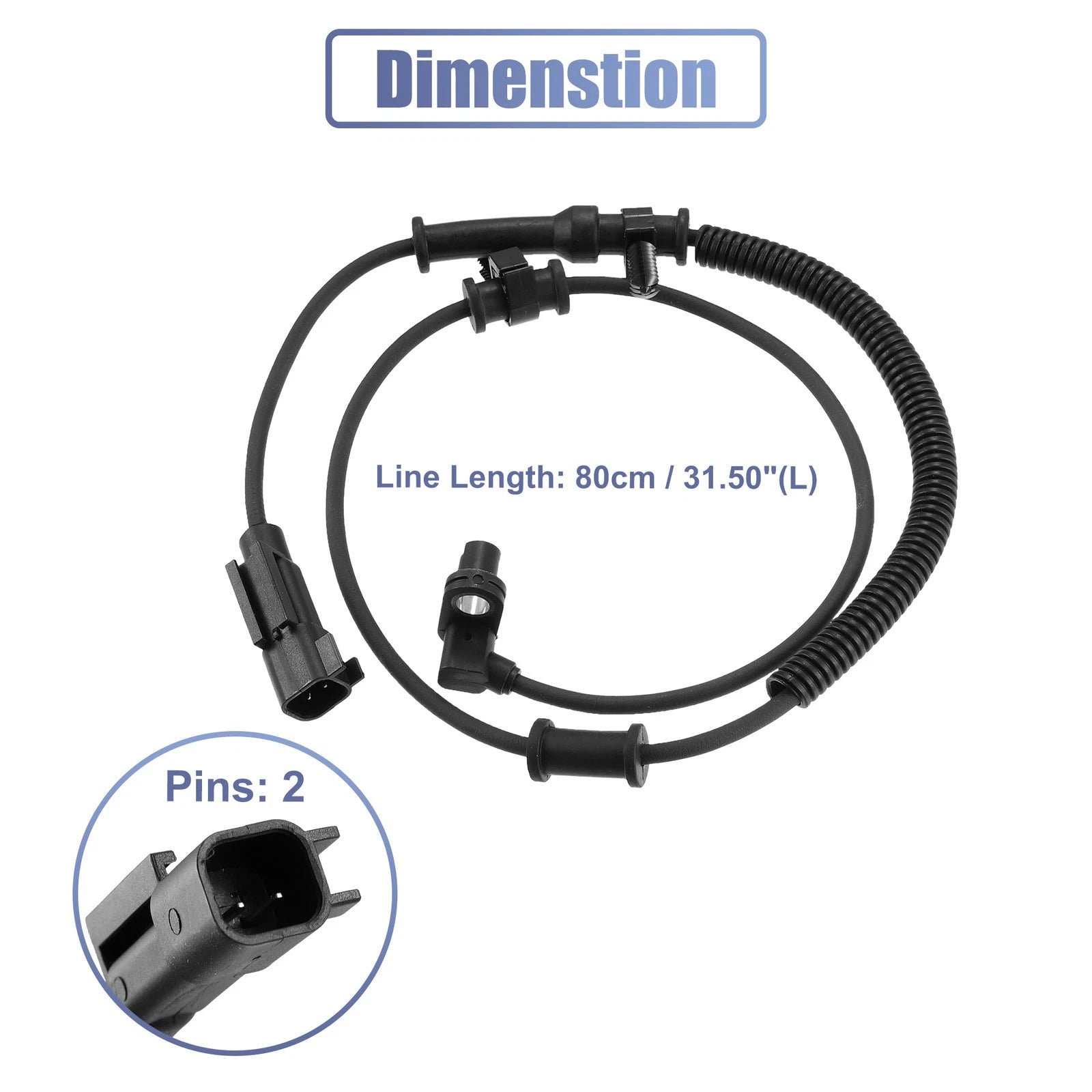ABS Wheel Speed Sensor Set for Dodge Ram 1500 (2013–2018) 68060333AA