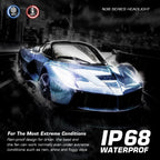 2X 9006 HB4 LED Headlight Bulbs for NOVSIGHT (15000LM, 6500K)