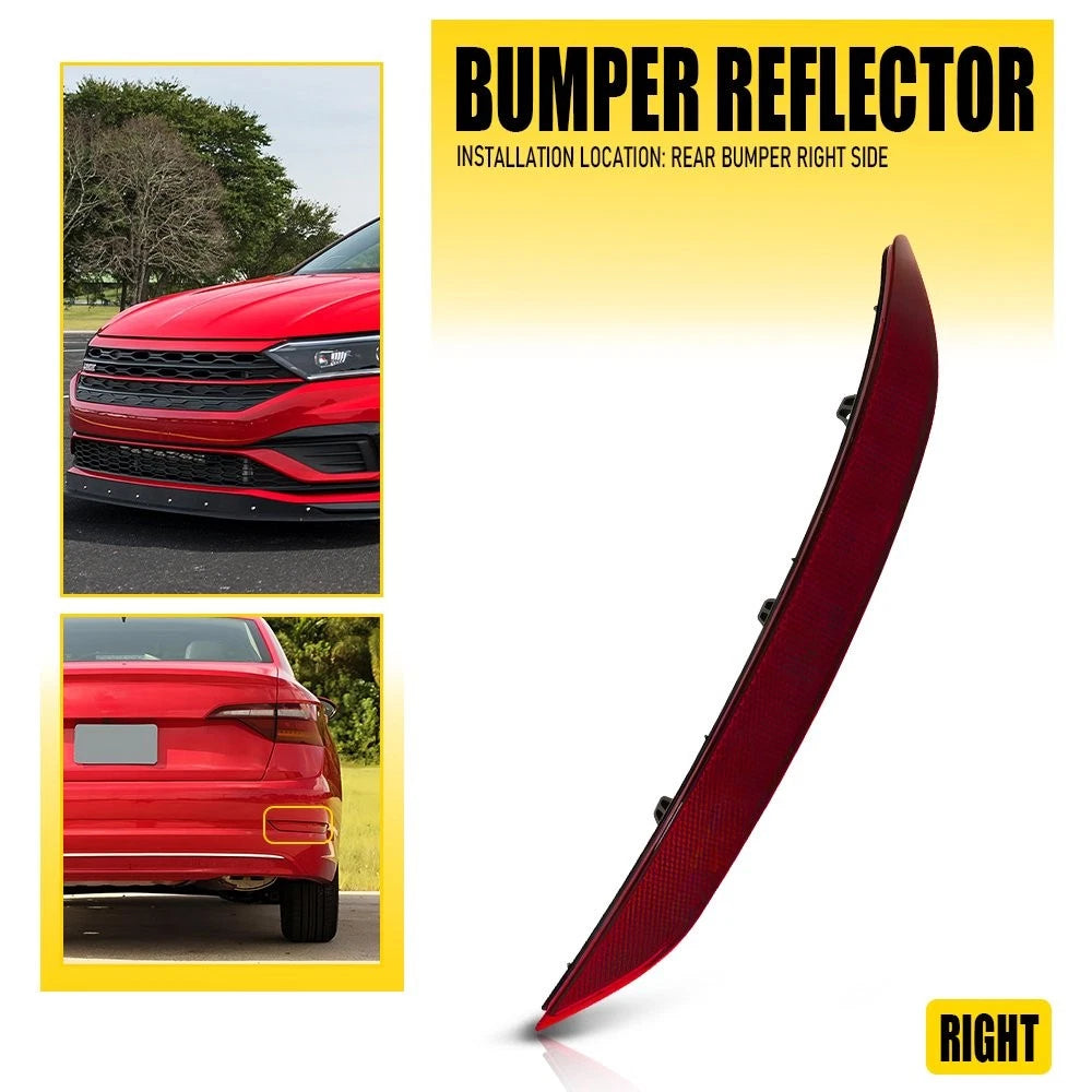 Set of 2 Right Rear Bumper Reflectors for Volkswagen Jetta (2019–2021)
