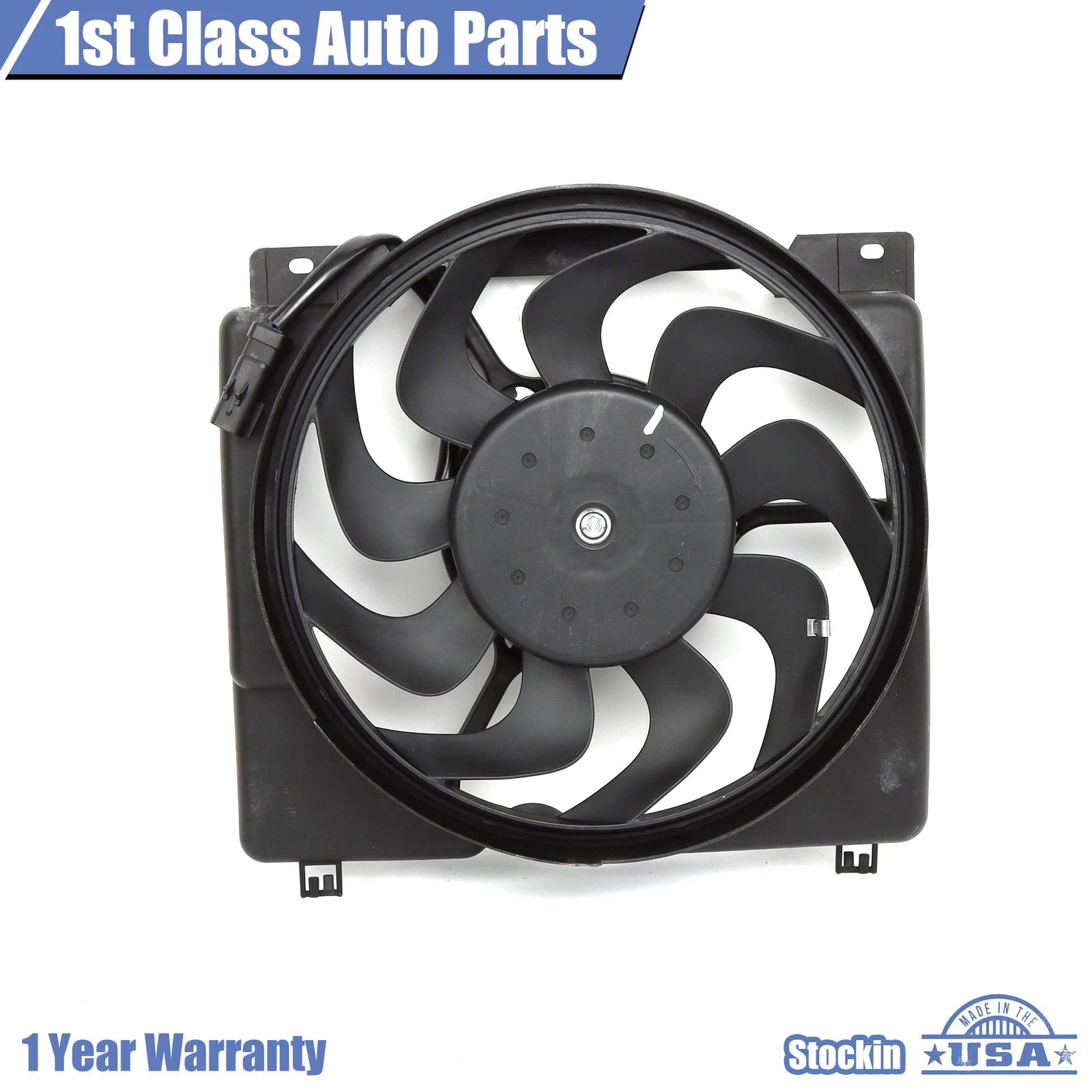 Radiator Cooling Fan Assembly for Jeep Cherokee Comanche Wagoneer (1984–2001) 52005748AB