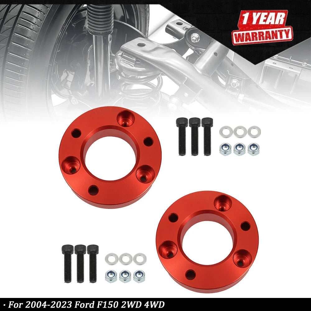 2X 2.5” Front Leveling Lift Kit for Ford F-150 (2004–2023)
