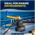 8" Locking Universal Floating Winch Handle for Boats (Universal)