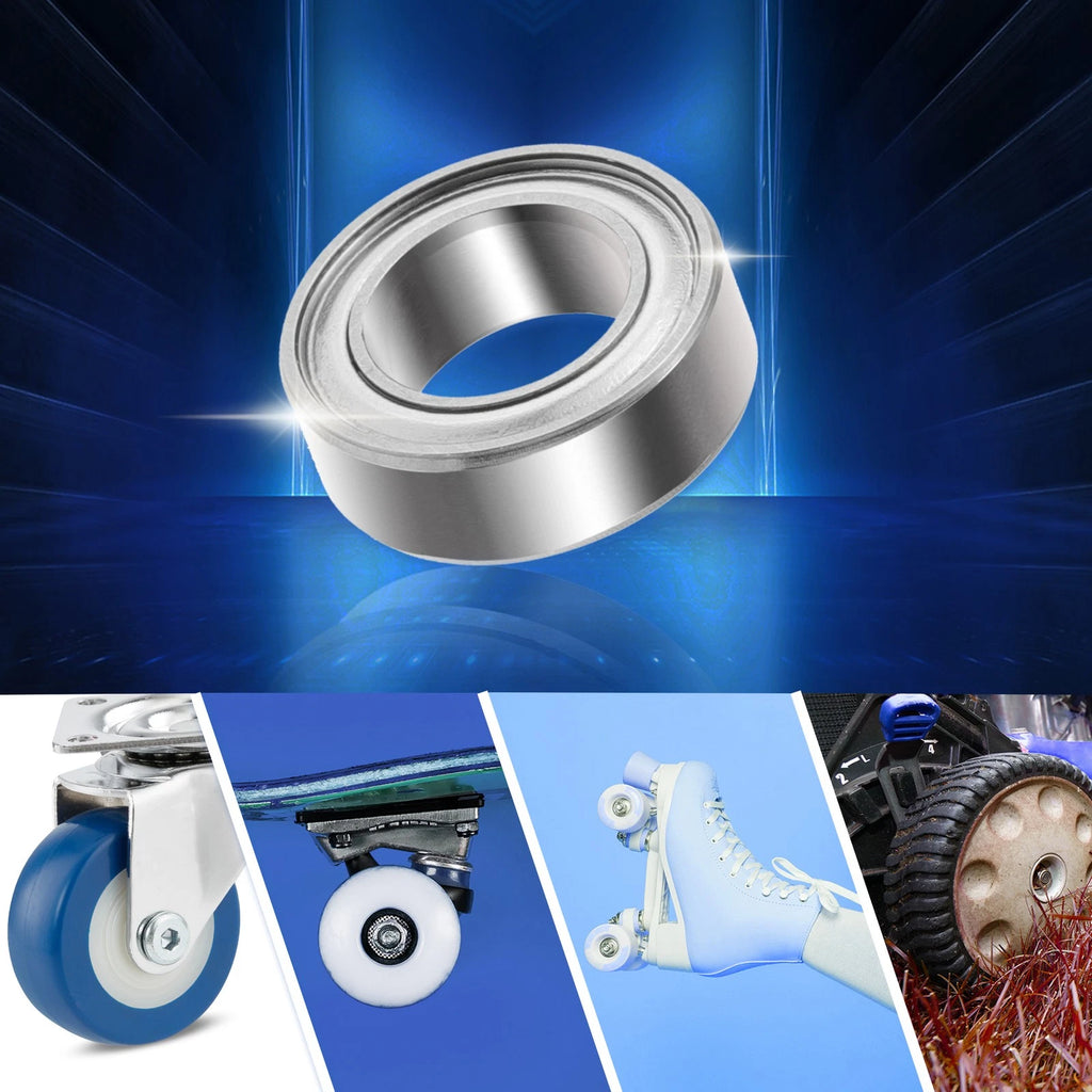 10 Pcs MR95ZZ Deep Groove Ball Bearings for Auto Car (5x9x3mm)