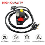 Left Handlebar Start Kill Stop Switch for Honda ATC125 TRX125 (1986–1987)