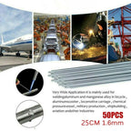 50pcs Aluminium Solder Welding Rods Low-Temperature Brazing