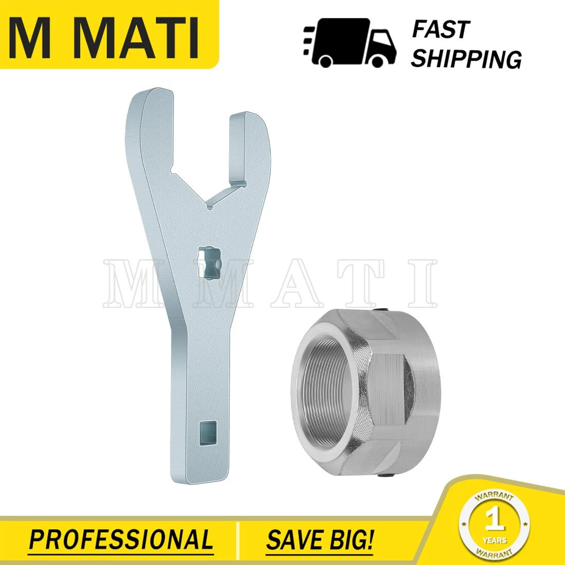 Axle Nut Wrench Tool & Lock for Yamaha Raptor 125 250 350 (2001–2023)
