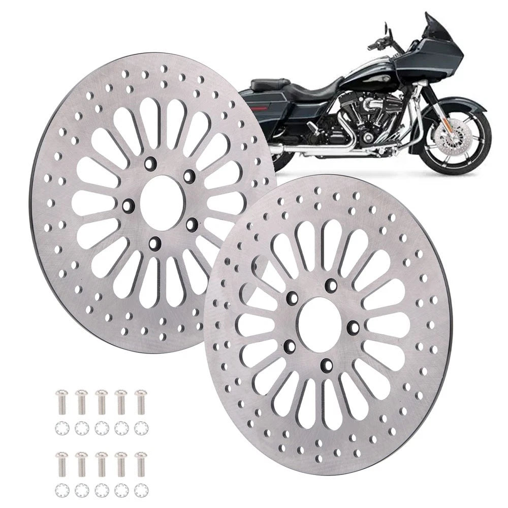 2X 11.8'' Front Brake Rotor Disc for Harley Touring (2008–2013) M-RT-1100