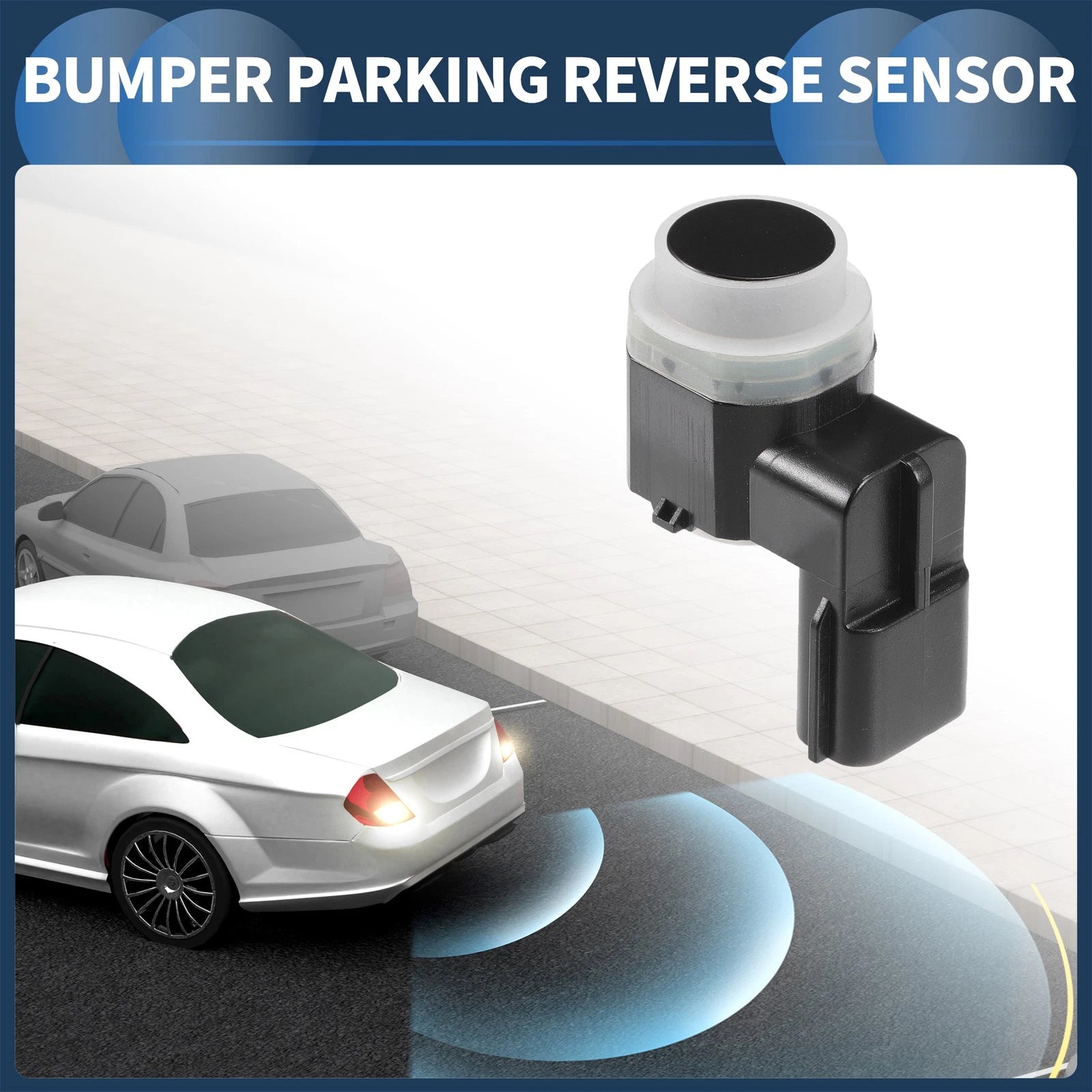 2X Bumper Parking Reverse Sensor No. 284384EA0A for Nissan NV300 (2014–2022)