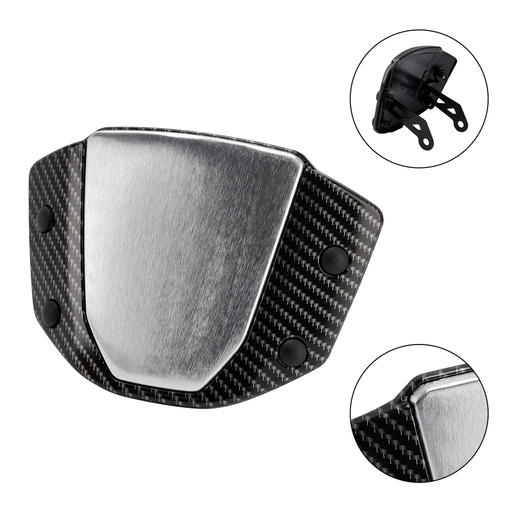 Windshield Windscreen for Honda CB650R (2024–2025) Silver Simulated Carbon