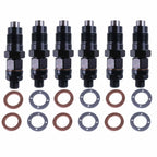 6Pcs Diesel Fuel Injectors for Land Cruiser Coaster 1HZ (70-80)