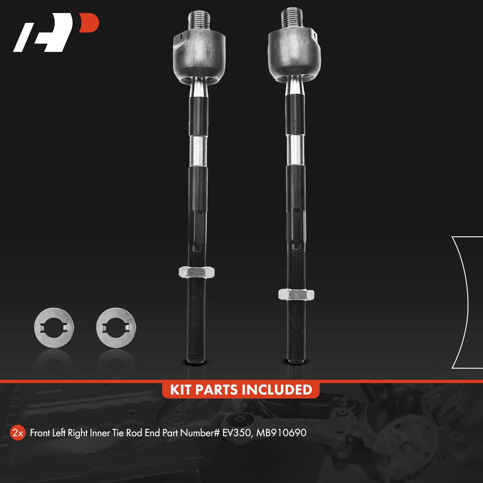 2X Inner Tie Rod for Dodge Avenger (1995-2000)