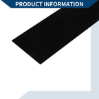 Set of 4 Car Pillar Window Trim Covers for Toyota Tundra (2007–2020) Black