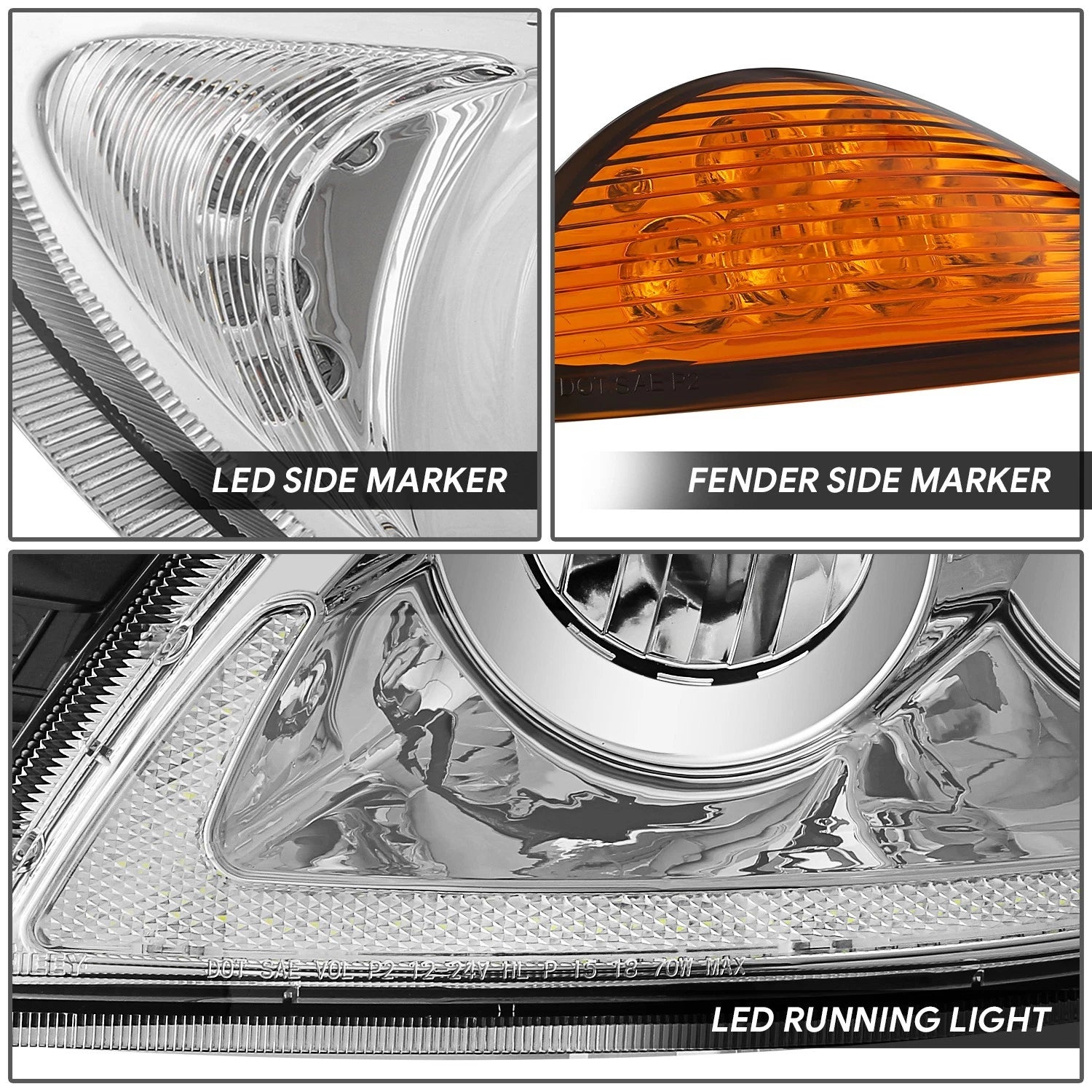 LED Reflector Conversion Headlight for International 4100 (2002–2015)