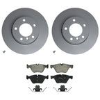 Hella Front Rotors & Wagner QuickStop Ceramic Brake Pads Kit for BMW E82 E88 (2008–2013)