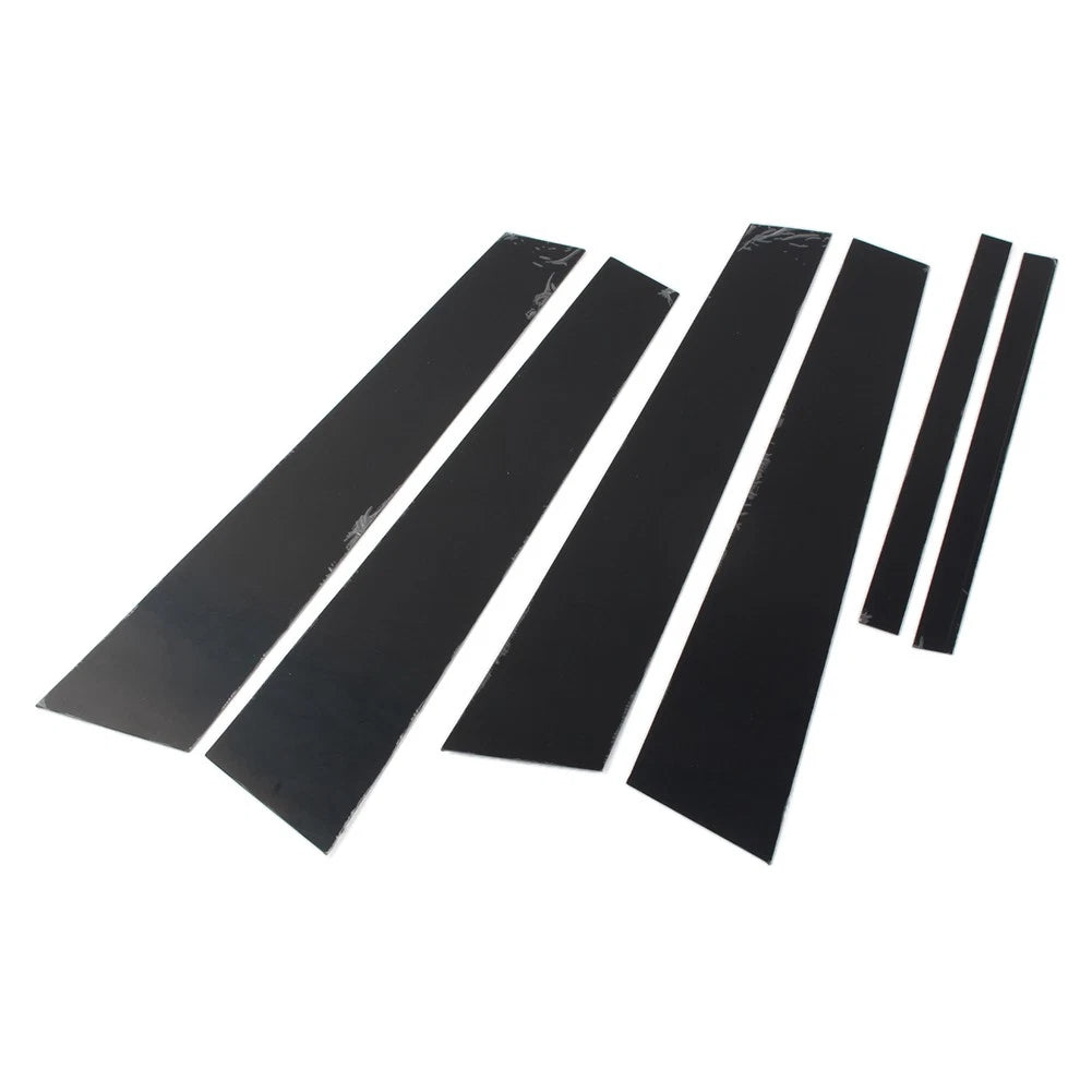 Set of 6 Door Window Pillar Trim Covers for BMW 3 Series E90 (2005–2012)