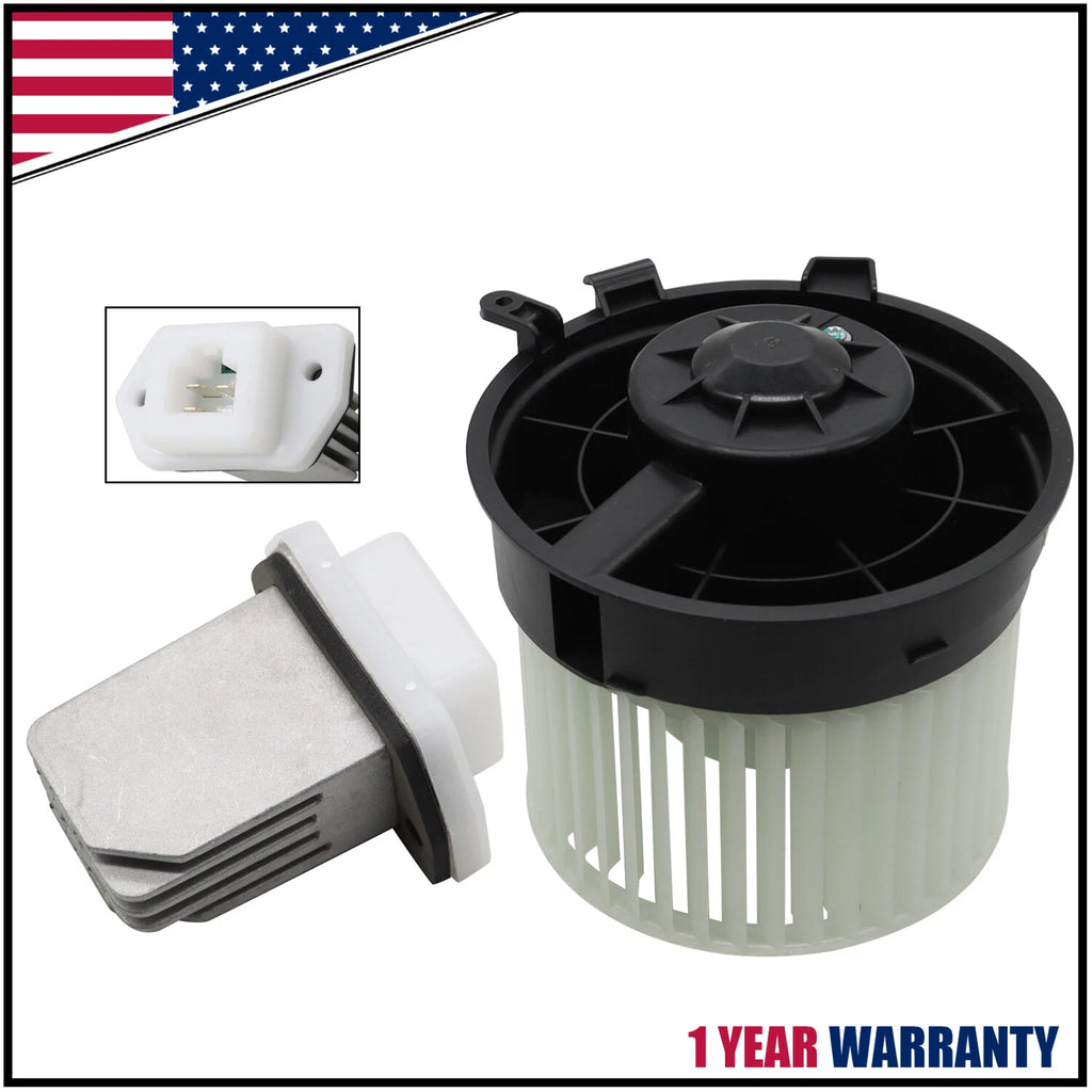 A/C Heater Blower Motor & Resistor for Nissan Rogue Sentra (2007–2013)