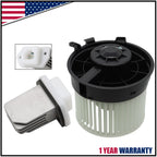 A/C Heater Blower Motor & Resistor for Nissan Rogue Sentra (2007–2013)