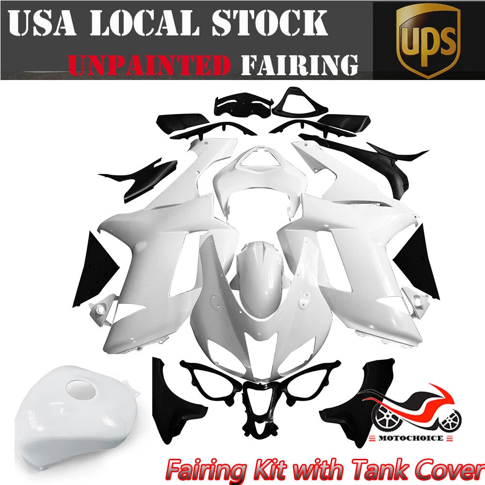 Fairing Kit with Gas Tank Cover for Kawasaki Ninja ZX6R (2007–2008)