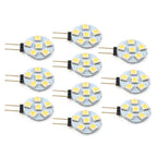 10 x DC12V G4 5050 SMD 6 LED Bulb Lamp for Car