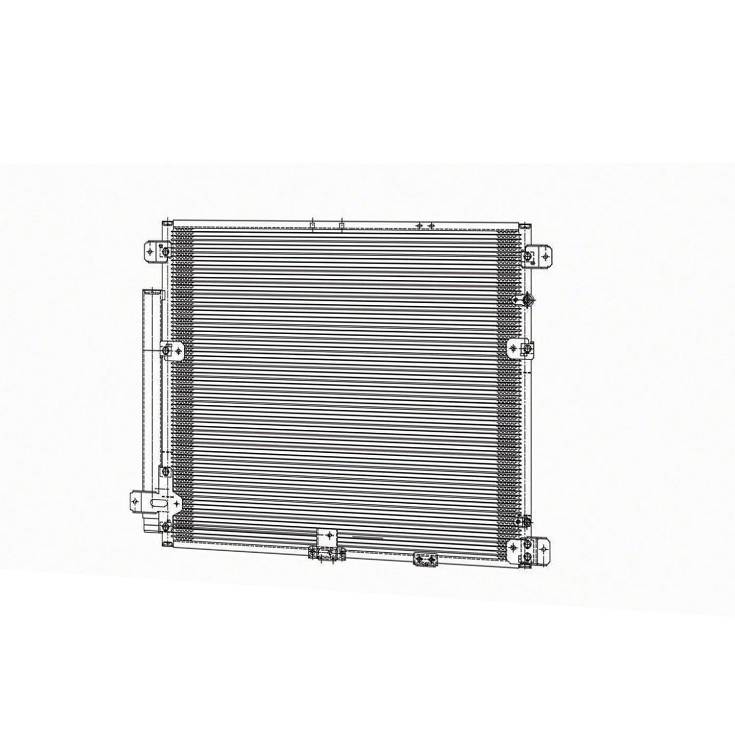 A/C Condenser Replacement Repair Part for Cadillac SRX (2004–2009)