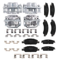 Front Rear Brake Calipers Ceramic Pads for Chevrolet Suburban Tahoe (2015–2020)