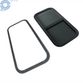 Trim Ring and Screen for RV Window Replacement 30" x 14" Horizontal Slider