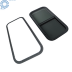 Trim Ring and Screen for RV Window Replacement 30" x 14" Horizontal Slider