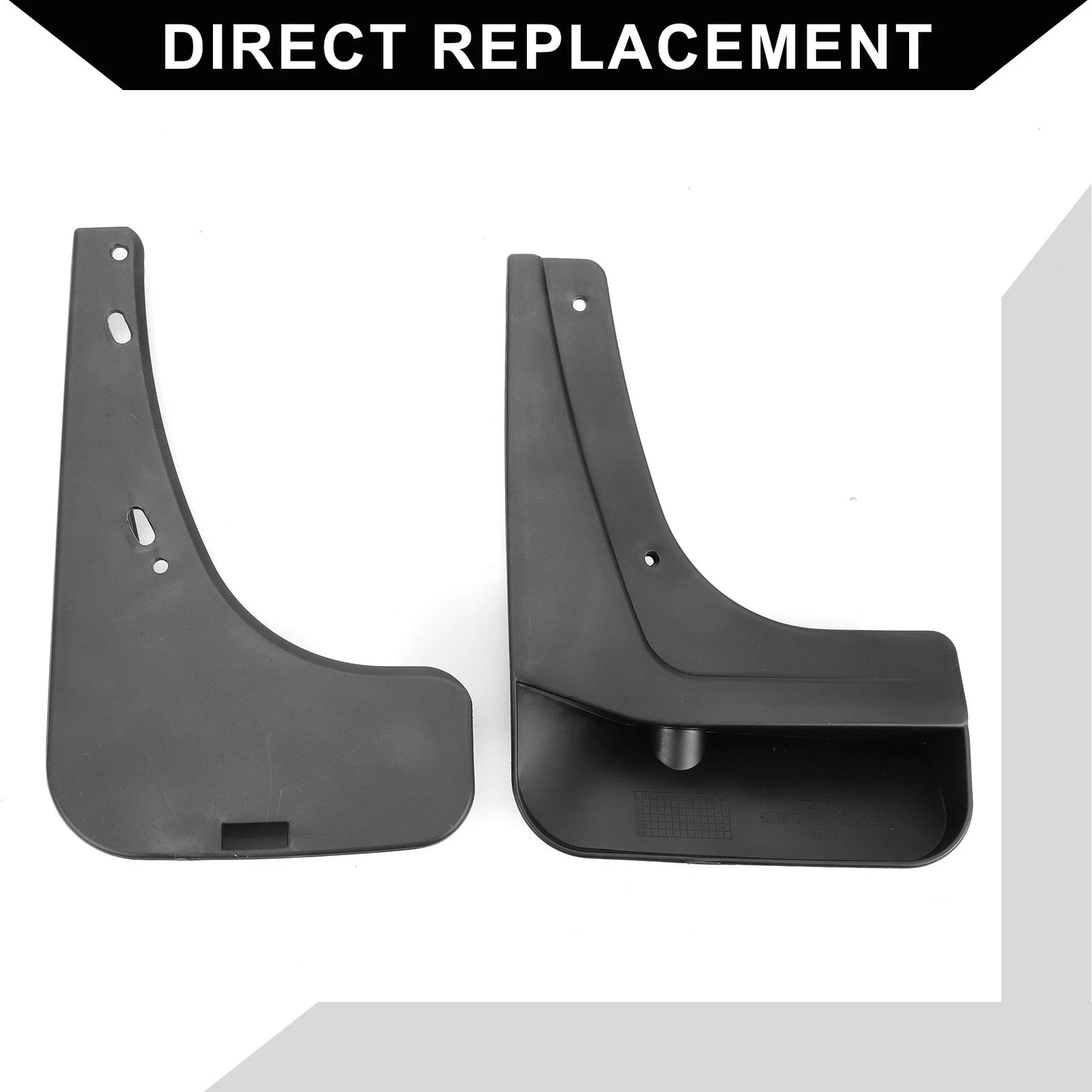 Mud Flap Splash Guard Set for Chevrolet Malibu Hybrid (2016–2023)