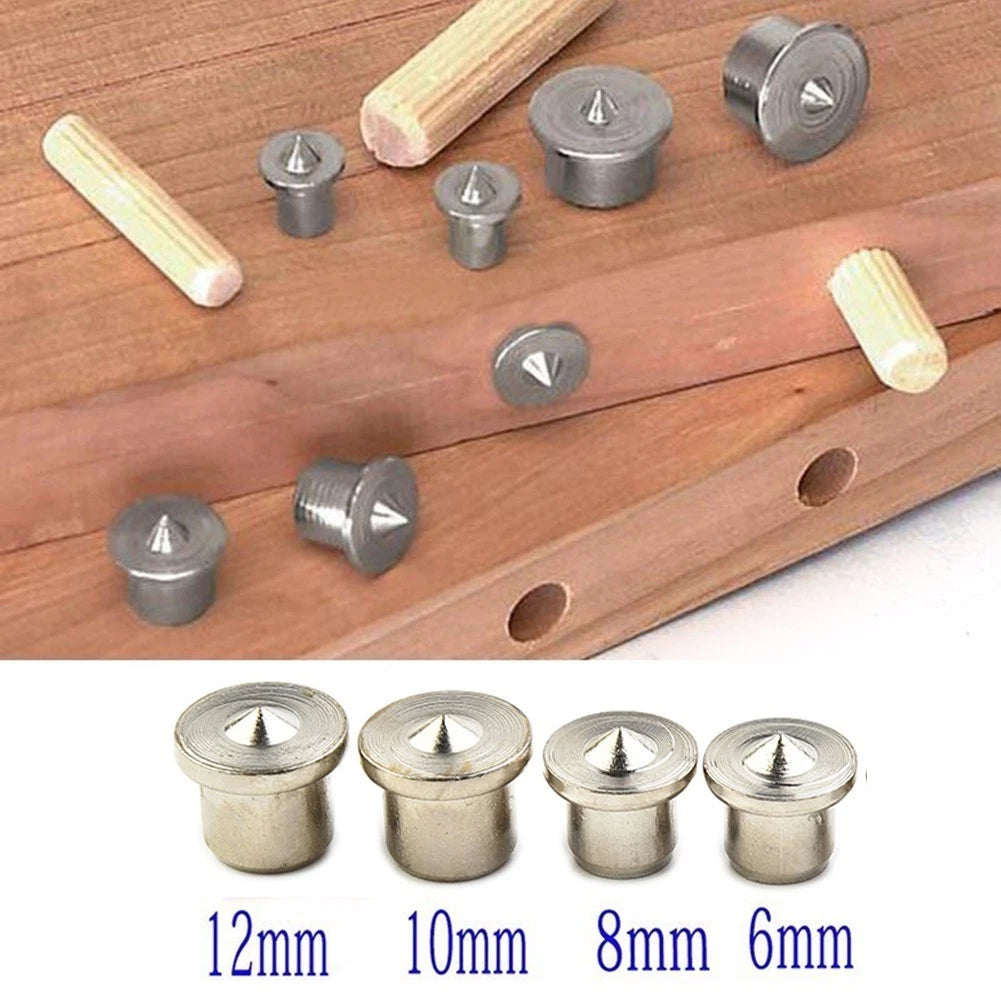 16Pcs Precision Dowel Center Positioning Markers for Woodworking (6-12mm)