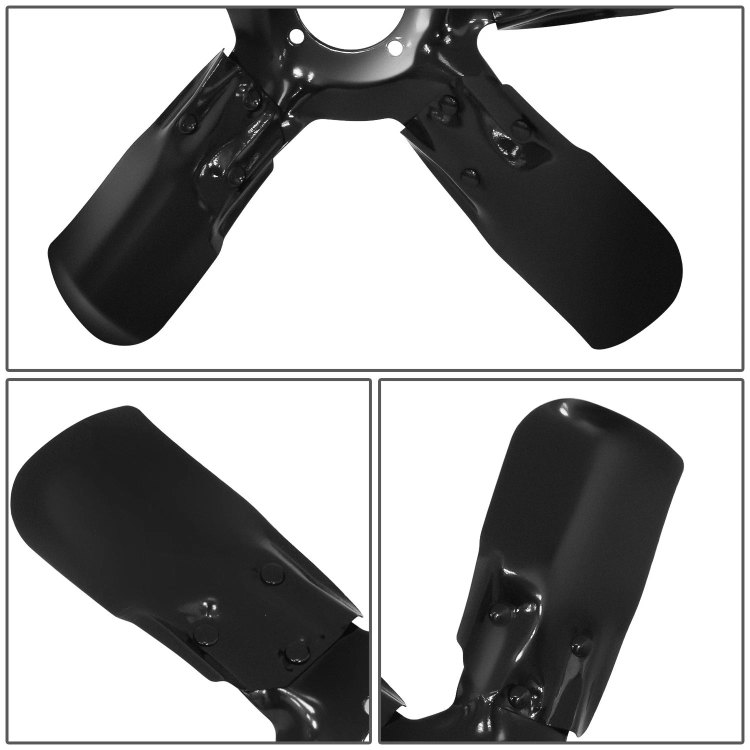 Black Radiator Fan Blade for Dodge B1500 D150 Dakota Ram (1992–2001)