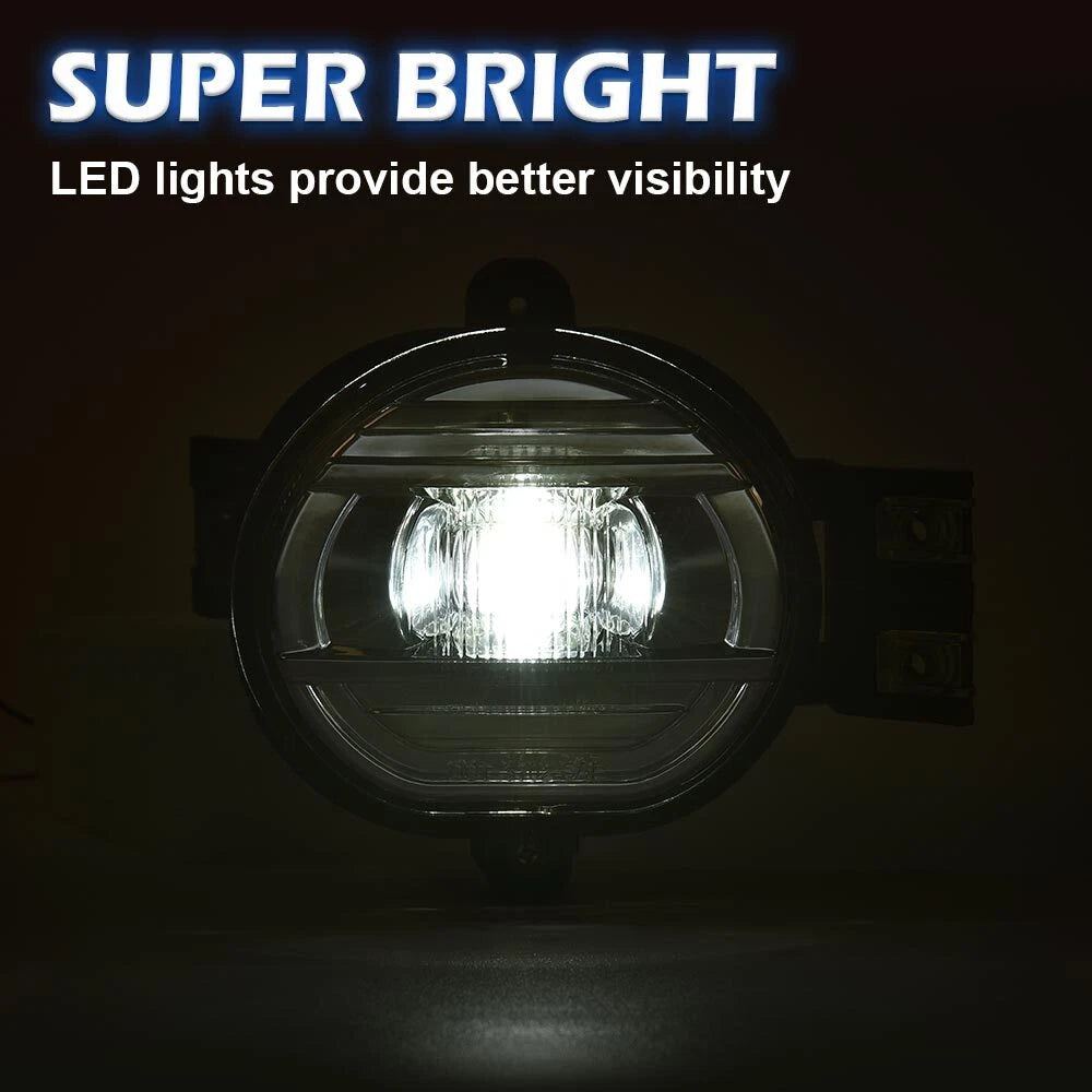 LED Projector Fog Lights for Dodge Ram 1500/2500/3500, Durango (2002–2009)