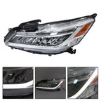 LED Headlight for Honda Accord (2016–2017) Driver Side Clear Housing