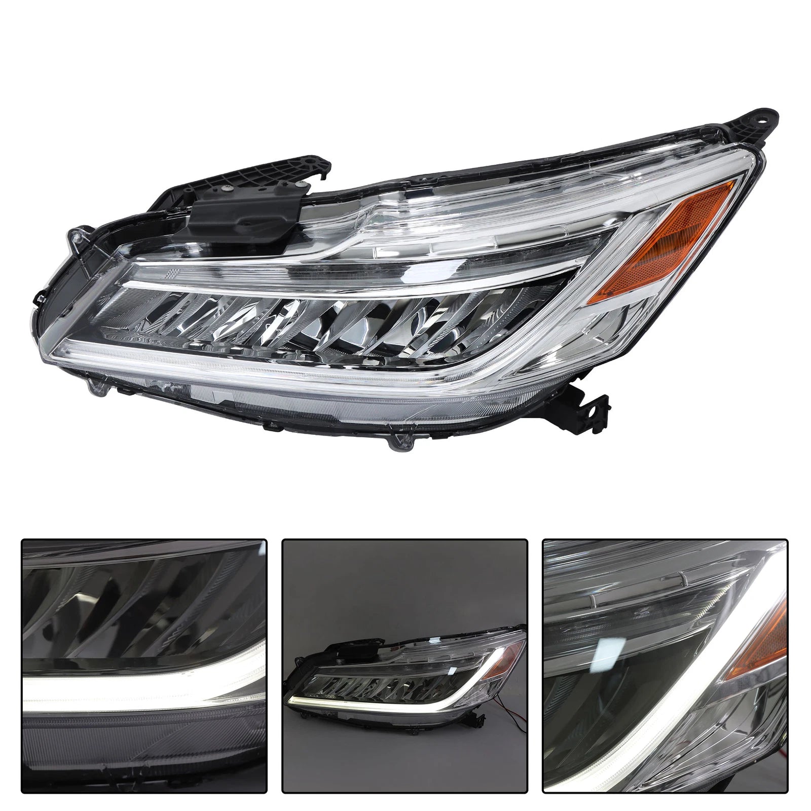 LED Headlight for Honda Accord (2016–2017) Driver Side Clear Housing