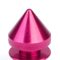 Set of 4 Aluminum Pink Spiky Bumper Quick Release Fasteners